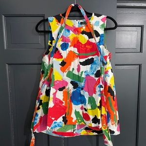 Kate Spade Saturday top with waist tie size s
